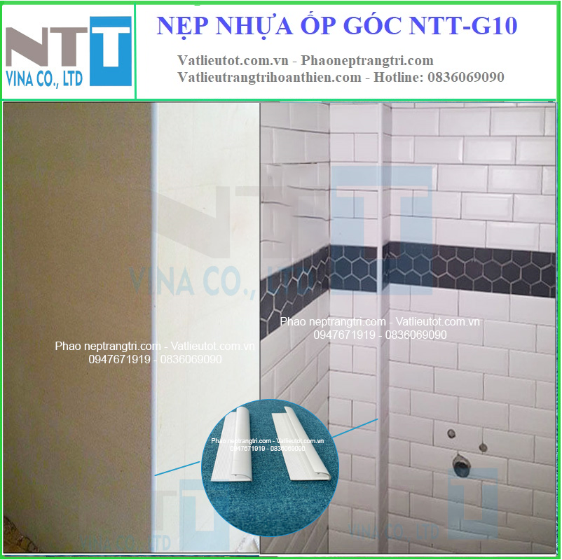 nẹp nhựa ốp góc