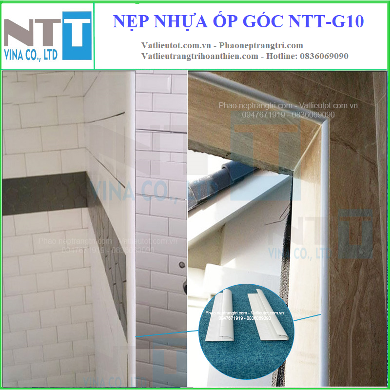 nẹp nhựa ốp góc