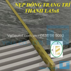 Nẹp đồng NTT-LA5x8