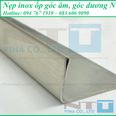 Nẹp Inox NTT-L12x22 Ốp Góc Âm – Góc Dương
