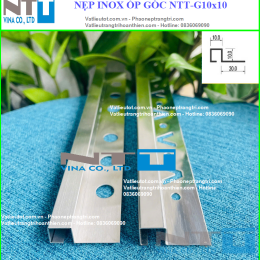 Nẹp inox trang trí  NTT-G10x10