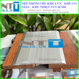 Nẹp nhôm che khe co giãn - khe lún NTT-KN80