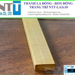 Thanh LA đồng trang trí NTT-LA3x10