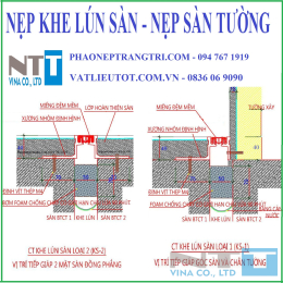 Nẹp khe lún đa năng NTT-KN50CS, NTT-KNG150CS: Giải pháp co giãn – kết nối – thẩm mỹ cho mọi mặt sàn và tường.