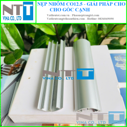 Nẹp nhôm bo góc ngoài NTT-CO12.5 