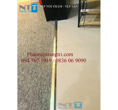 NẸP THẢM INOX, NẸP KẾT THÚC THẢM NTT-NT10x20