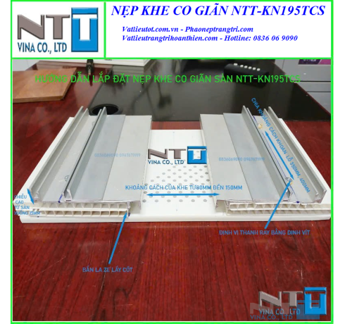 Nẹp khe co giãn NTT-KN195TCS