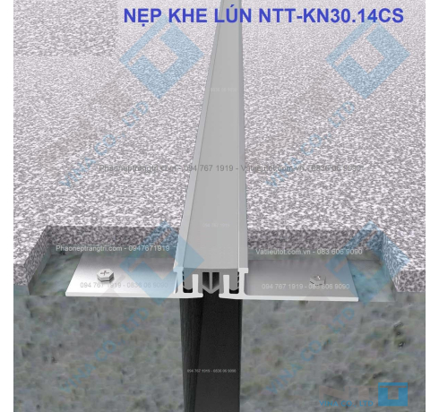 Nẹp khe lún - Khe co giãn sàn NTT-KN30.14CS