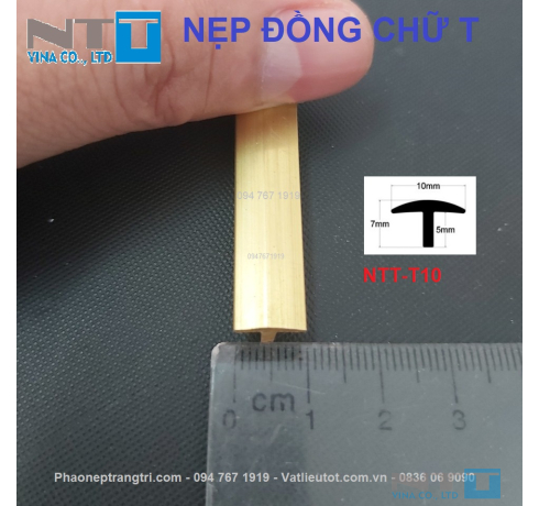 Nẹp đồng NTT-T10