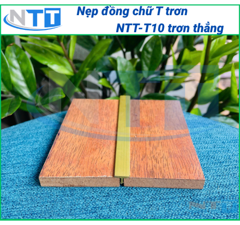 Nẹp đồng NTT-T10 trơn thẳng