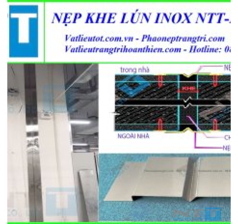 Nẹp khe lún inox NTT-KN200V