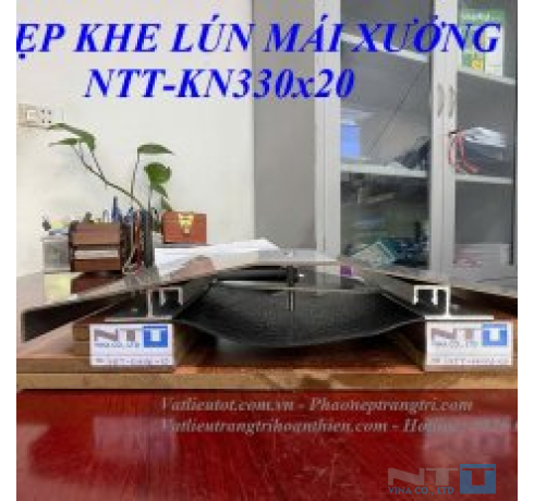 Nẹp khe lún mái xưởng NTT-KN330x20