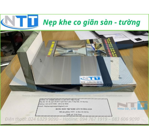 Nẹp Khe Co Giãn Góc Tường NTT-L50X150.3CS