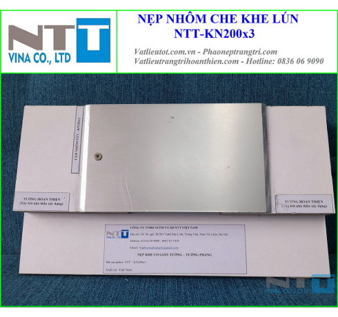 Nẹp khe lún - Khe co giãn NTT-KN200x3