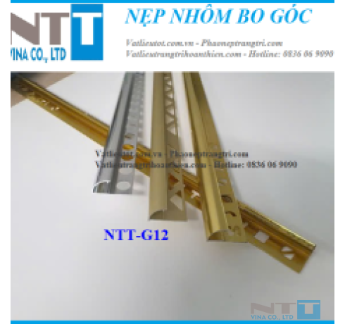 Nẹp nhôm trang trí ốp góc NTT-G12