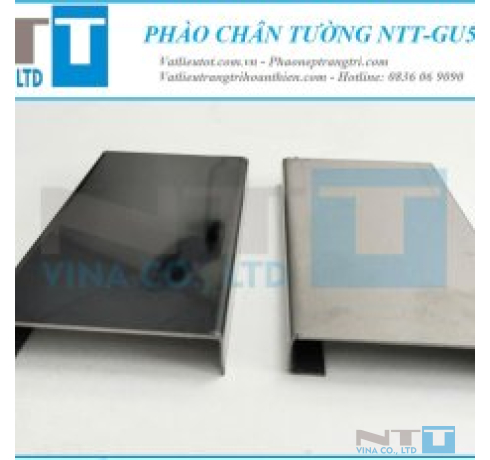 Nẹp inox len chân tường NTT-GU50