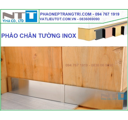 Nẹp inox len chân tường NTT-GU50