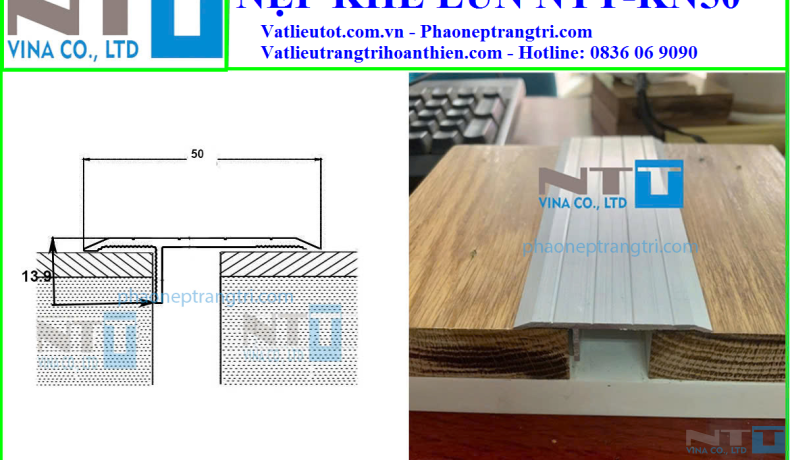 Quy trình thi công nẹp khe lún NTT – KN50