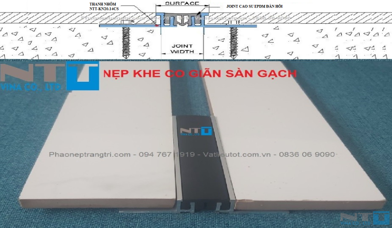 NẸP KHE NHIỆT NTT-KN20.14CS