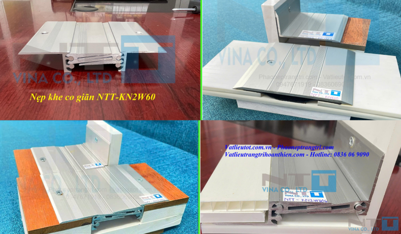 Các loại nẹp khe lún đa năng trong những dự án trọng điểm.