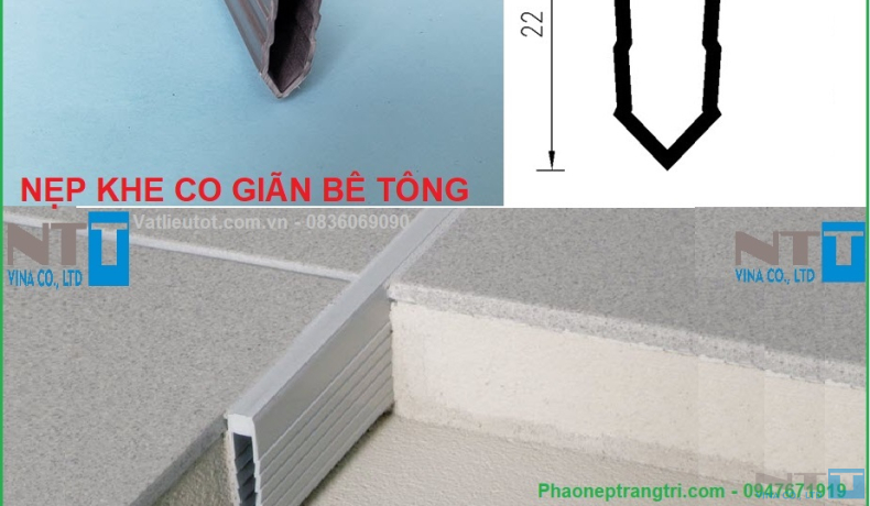 Vì sao nẹp khe co giãn bê tông là hạng mục không thể thiếu trong công trình hiện đại?