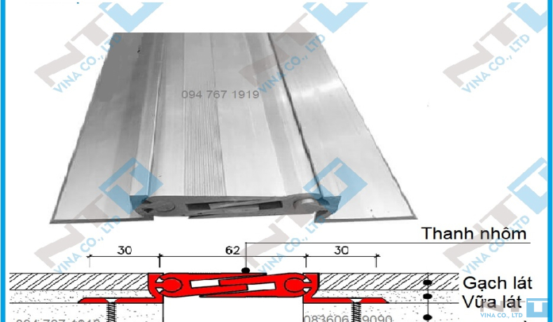 NẸP CHE KHE LÚN - KHE NHIỆT NTT-KN2W60