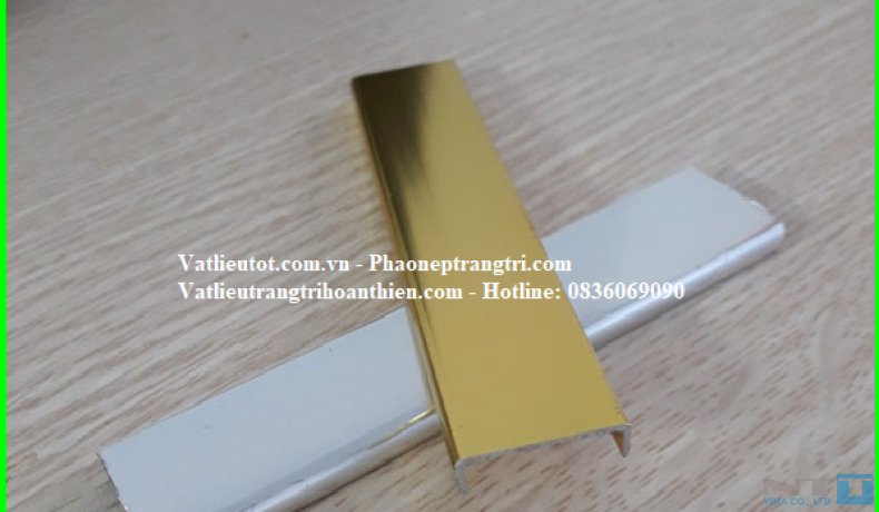 Nẹp nhôm bo viền mép gỗ BC18.8 – Hoàn thiện cạnh gỗ dày, chắc chắn và bền bỉ