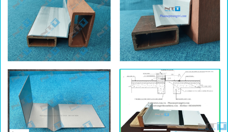 Các sản phẩm nẹp xử lý góc co giãn của NTT Việt Nam