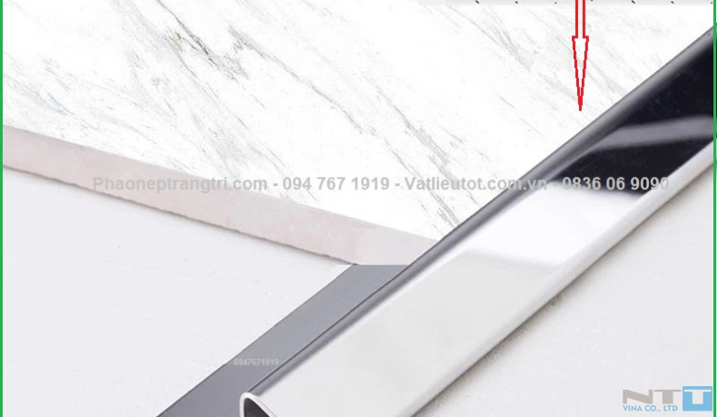 Ứng dụng nẹp inox chênh cốt sàn – Giải pháp xử lý chênh cao nền an toàn & thẩm mỹ