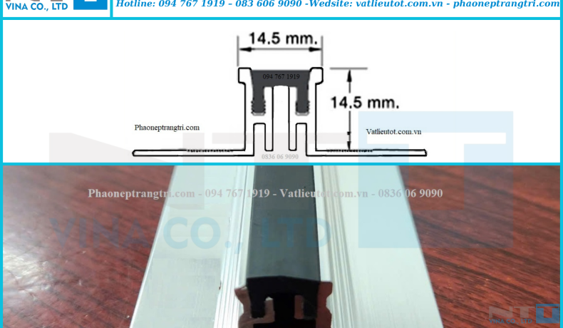 Giải pháp tối ưu cho khe co giãn sàn – NTT-NS14.5