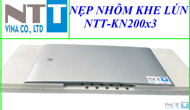 Nẹp nhôm che khe lún - Khe nhiệt NTT-KN200x3