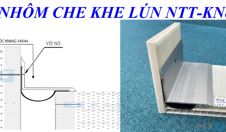 NẸP NHÔM CHE KHE LÚN NTT-KN80G 