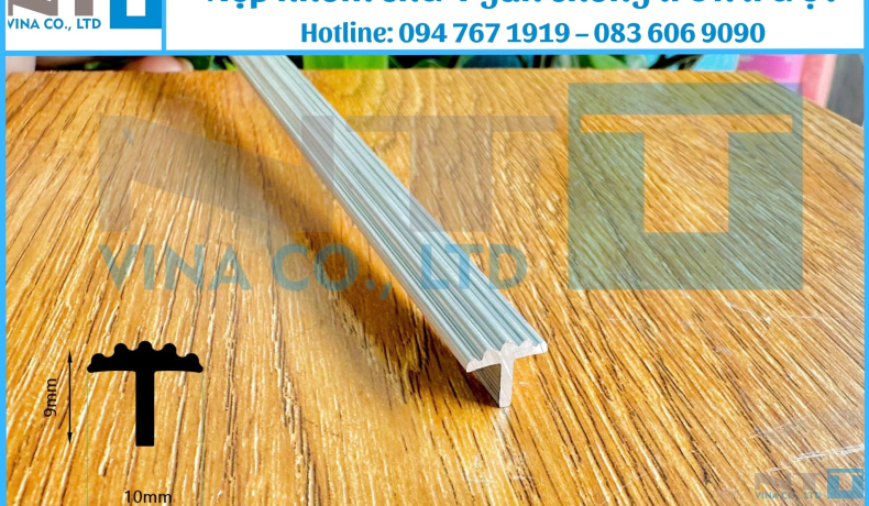 Vì sao nẹp nhôm NTT-T10 gân ngày càng được ưa chuộng trong hoàn thiện nội thất?