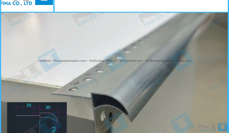 Nẹp ngắt nước trên – Giải pháp bảo vệ công trình khỏi thấm dột hiệu quả