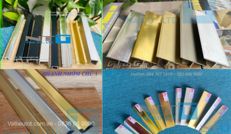 Nên dùng nẹp inox hay nhôm để ốp gạch & trang trí nhà tắm, nhà vệ sinh?