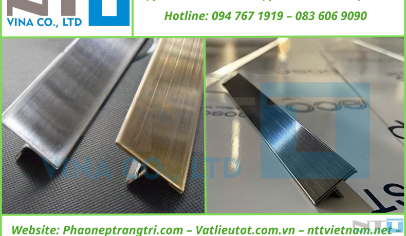 Nẹp T inox xước NTT – Điểm nhấn tinh tế cho không gian hiện đại