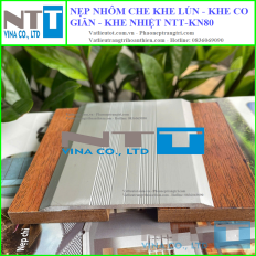 Nẹp nhôm che khe co giãn - khe lún NTT-KN80